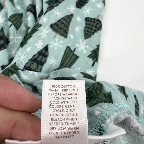 LC Lauren Conrad Women’s Christmas Pajamas Set Warmest Wishes Henley/Pants XL - Picture 4 of 7